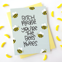 Load image into Gallery viewer, BEES KNEES - FUNNY ILLUSTRATED GREETING CARD