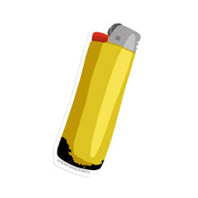 Load image into Gallery viewer, DIRTY LIGHTER CLUB ILLUSTRATED 3X3 VINYL STICKER