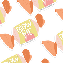 Load image into Gallery viewer, BUBBLE GUM ILLUSTRATED 3X3 VINYL STICKER