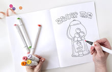 Load image into Gallery viewer, CUTE AF ADULT COLORING BOOK - FUNNY. BOLD, AND EASY DESIGNS FOR ADULTS AND SENIORS