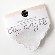 Load image into Gallery viewer, CRYANGLE - SCALLOPED COTTON HANKERCHIEF