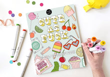 Load image into Gallery viewer, CUTE AF ADULT COLORING BOOK - FUNNY. BOLD, AND EASY DESIGNS FOR ADULTS AND SENIORS