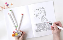 Load image into Gallery viewer, CUTE AF ADULT COLORING BOOK - FUNNY. BOLD, AND EASY DESIGNS FOR ADULTS AND SENIORS
