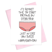 Load image into Gallery viewer, EXTRA PAIR - FUNNY ILLUSTRATED GREETING CARD
