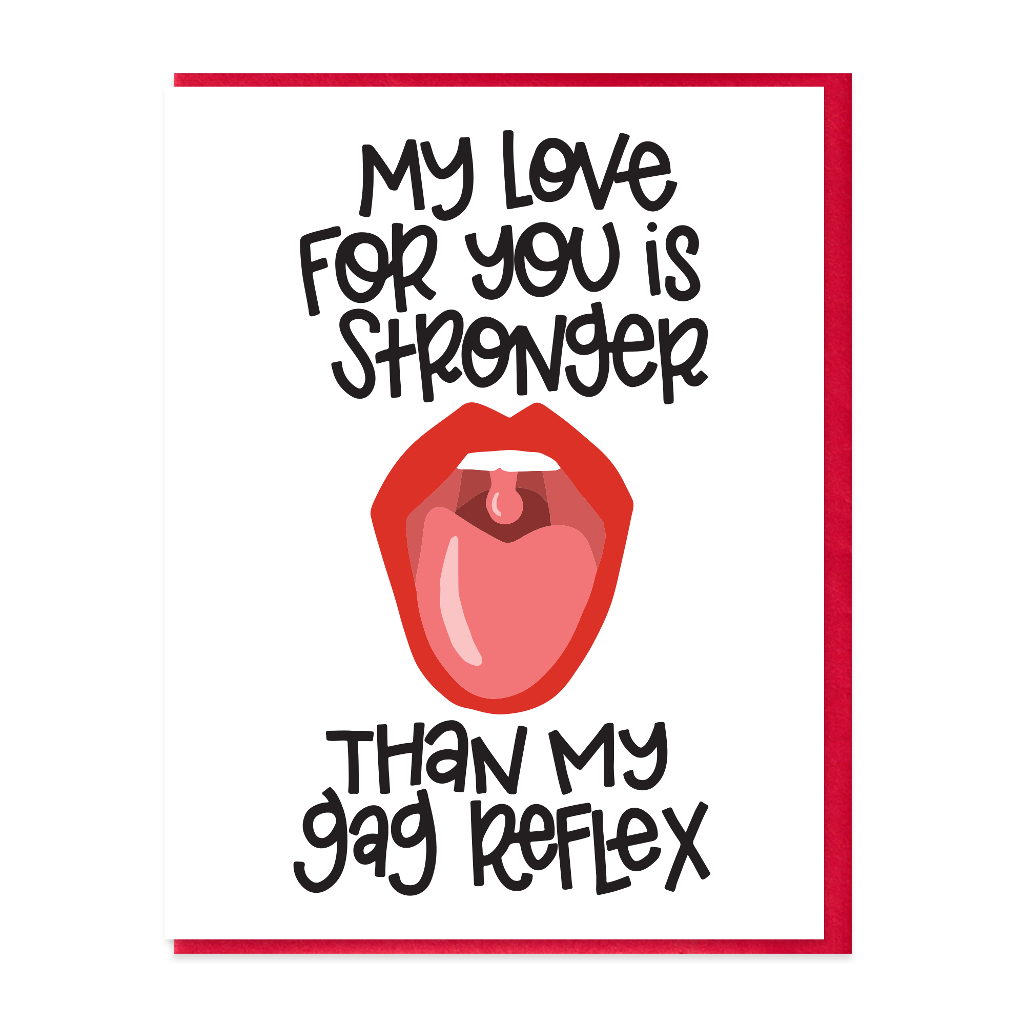 GAG REFLEX FUNNY ILLUSTRATED GREETING CARD Hearts and Sharts