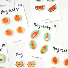 Load image into Gallery viewer, HANDMADE ILLUSTRATED MAGNETS