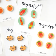 Load image into Gallery viewer, HANDMADE ILLUSTRATED MAGNETS