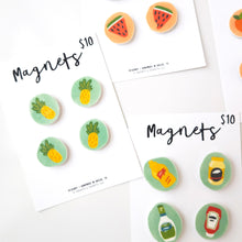 Load image into Gallery viewer, HANDMADE ILLUSTRATED MAGNETS