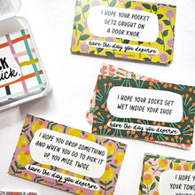 Load image into Gallery viewer, PARKING NOTES - YOU PARK LIKE A D PARKING NOTES - SET OF 30 DOUBLE-SIDED CARDS
