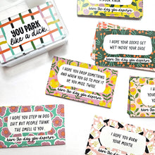 Load image into Gallery viewer, PARKING NOTES - YOU PARK LIKE A D PARKING NOTES - SET OF 30 DOUBLE-SIDED CARDS