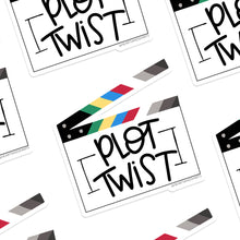 Load image into Gallery viewer, PLOT TWIST ILLUSTRATED VINYL STICKER
