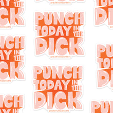 Load image into Gallery viewer, NEW PUNCH TODAY - PINK ILLUSTRATED 3X3 VINYL STICKER