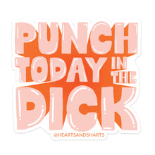 Load image into Gallery viewer, NEW PUNCH TODAY - PINK ILLUSTRATED 3X3 VINYL STICKER