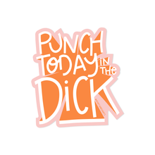 Load image into Gallery viewer, PUNCH TODAY ILLUSTRATED 3X3 VINYL STICKER