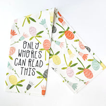 Load image into Gallery viewer, Cotton Kitchen Towels - Sustainable, Absorbent, Quick-Dry, 100% Cotton, Hand-Drawn Original