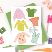 Load image into Gallery viewer, HOPE YOUR BDAY IS TOPS  - FUNNY ILLUSTRATED GREETING CARD
