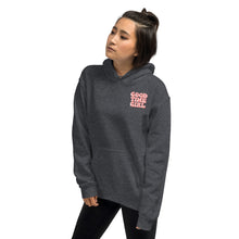 Load image into Gallery viewer, GOOD TIME GIRL CHARCOAL GRAY HOODIE
