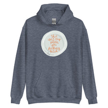 Load image into Gallery viewer, NOT MY PLATE - SHANNON STORMS-BEADOR - HEATHER NAVY HOODIE
