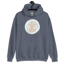 Load image into Gallery viewer, NOT MY PLATE - SHANNON STORMS-BEADOR - HEATHER NAVY HOODIE