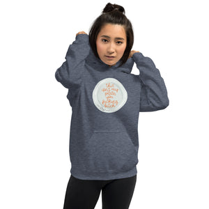NOT MY PLATE - SHANNON STORMS-BEADOR - HEATHER NAVY HOODIE