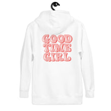Load image into Gallery viewer, GOOD TIME GIRL WHITE HOODIE