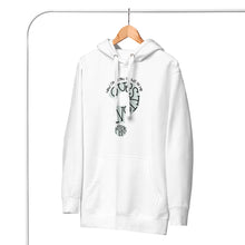 Load image into Gallery viewer, QUESTION MARK - LUANN DE LESSEPS - WHITE HOODIE