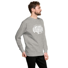 Load image into Gallery viewer, BUFFALO DOWN THE STAIRS - LUANN DE LESSEPS - VINTAGE SPORT GRAY SWEATSHIRT
