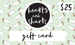 SHARTY GIFT CARDS