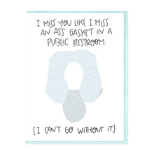 Load image into Gallery viewer, ASS GASKET - FUNNY ILLUSTRATED GREETING CARD