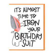 Load image into Gallery viewer, BIRTHDAY SUIT - FUNNY ILLUSTRATED GREETING CARD