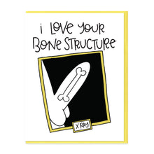 Load image into Gallery viewer, BONE STRUCTURE  - FUNNY ILLUSTRATED GREETING CARD