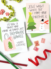 Load image into Gallery viewer, WHITE CHRISTMAS - FUNNY ILLUSTRATED GREETING CARD
