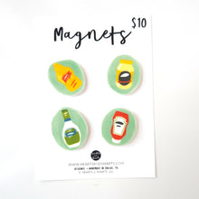 Load image into Gallery viewer, HANDMADE ILLUSTRATED MAGNETS