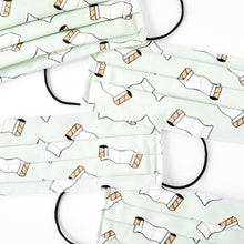 Load image into Gallery viewer, FABRIC FACE MASKS - HEARTS AND SHARTS ORIGINAL PRINTS