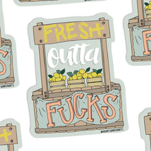 Load image into Gallery viewer, FRESH OUT ILLUSTRATED 3X3 VINYL STICKER