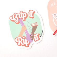 Load image into Gallery viewer, GRIP IT AND RIP IT ILLUSTRATED 3X3 VINYL STICKER