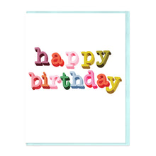 Load image into Gallery viewer, HBD TYPE - FUNNY ILLUSTRATED GREETING CARD