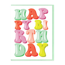 Load image into Gallery viewer, HBD RETRO - FUNNY ILLUSTRATED GREETING CARD