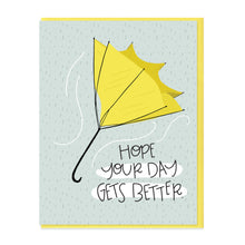 Load image into Gallery viewer, INSIDE OUT UMBRELLA - FUNNY ILLUSTRATED GREETING CARD