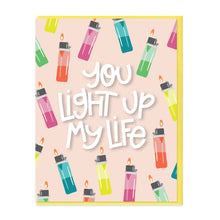 Load image into Gallery viewer, LIGHT UP MY LIFE - FUNNY ILLUSTRATED GREETING CARD