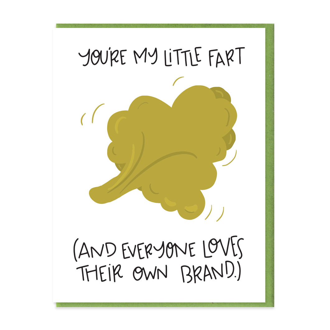 LITTLE FART - FUNNY ILLUSTRATED GREETING CARD