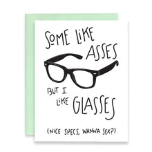 Load image into Gallery viewer, NICE SPECS - FUNNY ILLUSTRATED GREETING CARD
