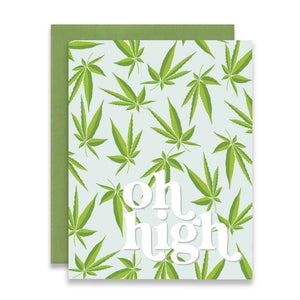 OH HIGH - FUNNY ILLUSTRATED GREETING CARD