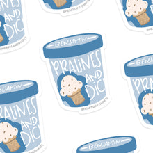Load image into Gallery viewer, PRALINES ILLUSTRATED 3X3 VINYL STICKER