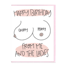 Load image into Gallery viewer, QUIRKY AND PERKY - FUNNY ILLUSTRATED GREETING CARD