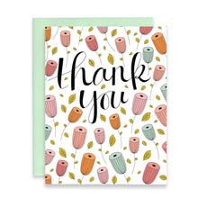 Load image into Gallery viewer, THANK YOU FLORAL - FUNNY ILLUSTRATED GREETING CARD
