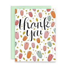 Load image into Gallery viewer, THANK YOU FLORAL - FUNNY ILLUSTRATED GREETING CARD