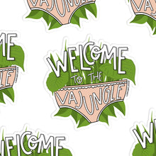 Load image into Gallery viewer, WELCOME TO THE VAJUNGLE ILLUSTRATED 3X3 VINYL STICKER