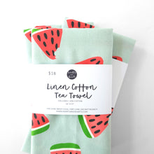 Load image into Gallery viewer, WATERMELONS TEA TOWEL