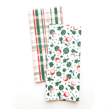 Load image into Gallery viewer, STRAWBERRY FLORAL PLAID SET